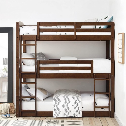 l shaped triple bunk bed