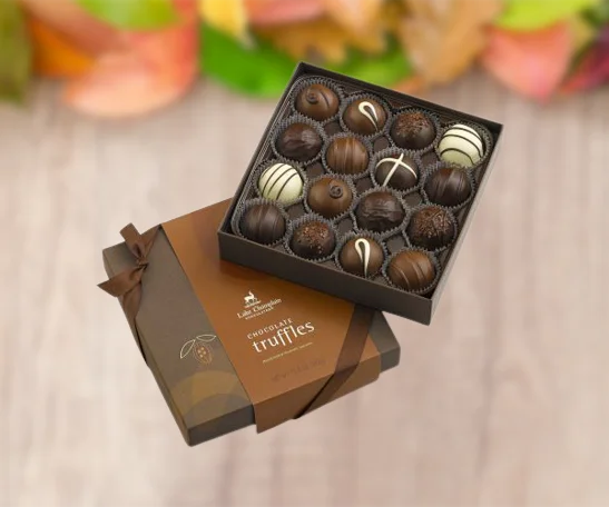 Customer can choose their own designs for Truffle boxes